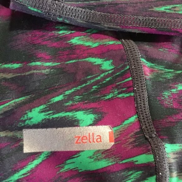 Zella Activewear Mid Rise Workout Leggings Multicolored Size Small - Picture 4 of 11